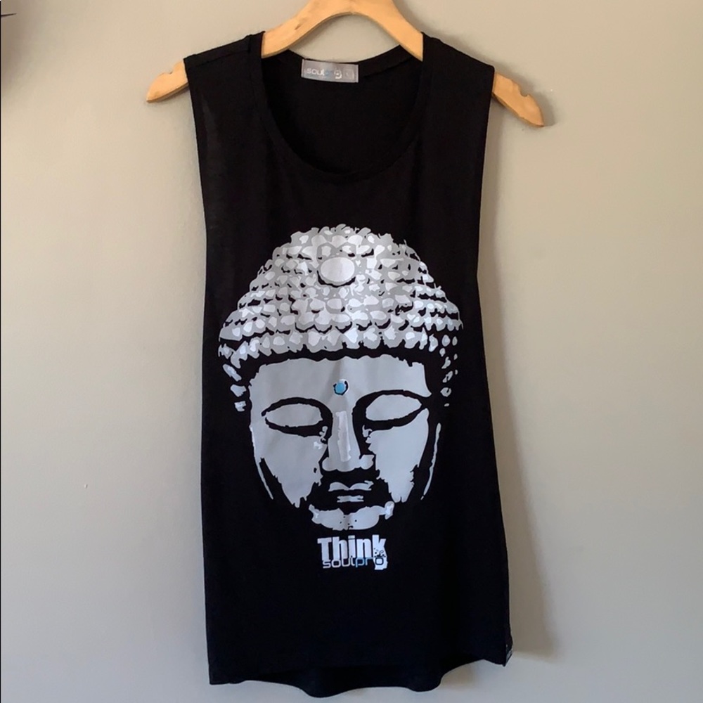 Sleeveless training top Buddha